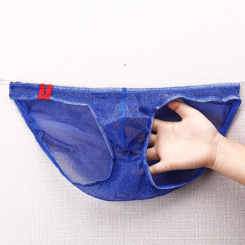 Panlalaking Underwear Brief na Ultra Manipis Low Rise Mesh Breathable Panty
