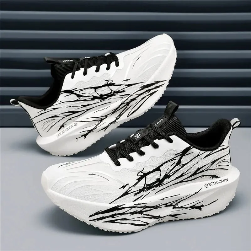 Men Running Shoes Casual Professional Marathon Sports Breathable Lightweight Women Comfortable Athletic Sneakers Carbon Board