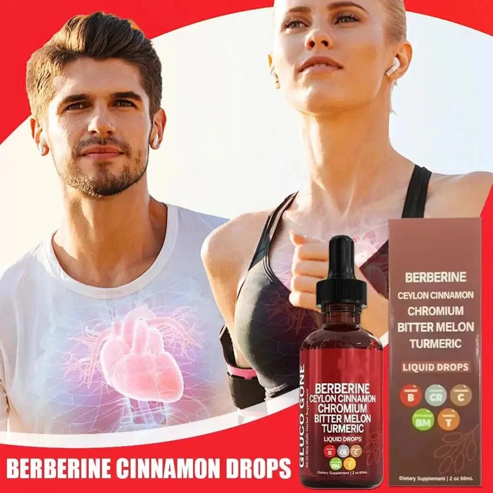 Berberine Cinnamon Droplets 60ml Natural Plant Formula Supports Blood Glucose Metabolism And Cardiovascular Health — image 6