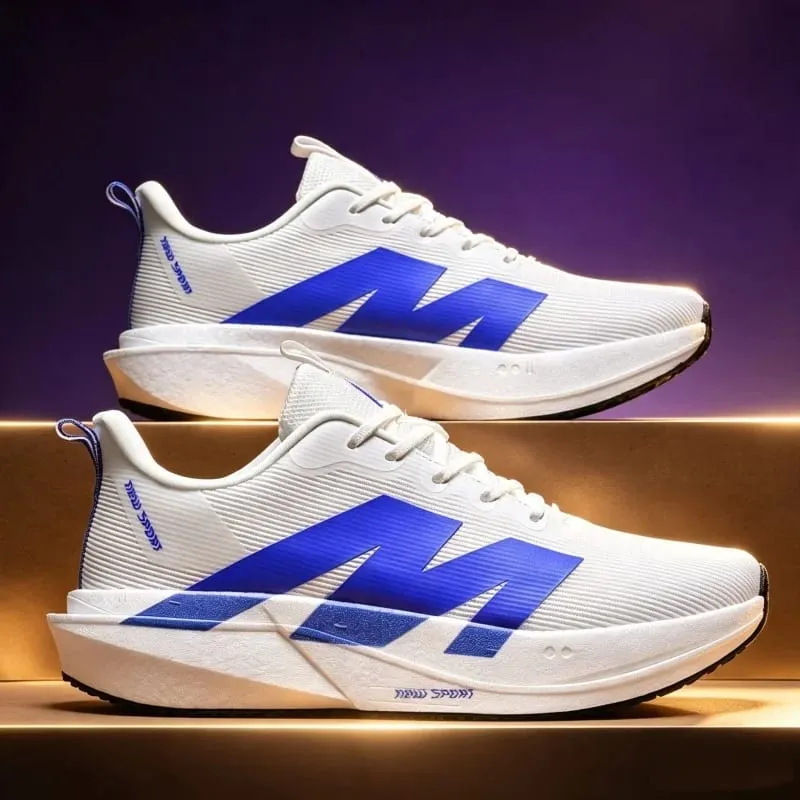 Men Sports Running Shoes CarbonPlate Marathon Outdoors Training Race Breathable Lightweight Women Comfortable Athletic Sneakers