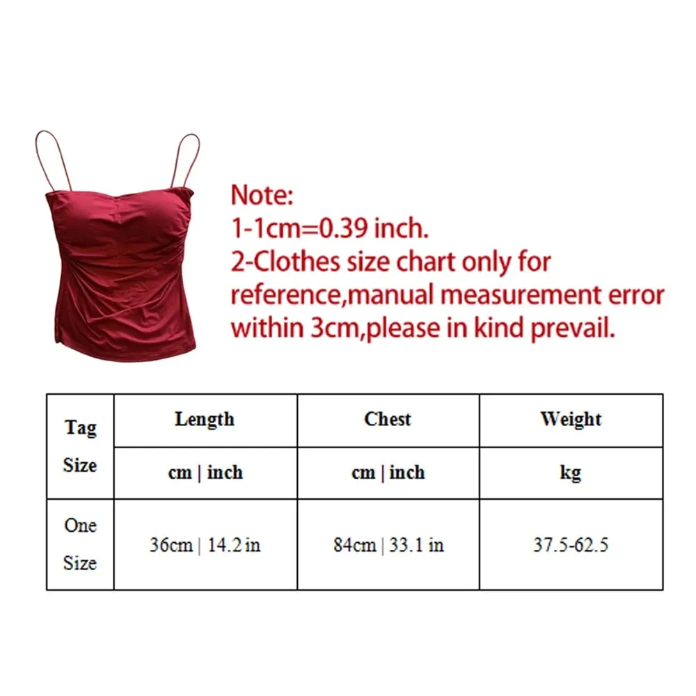 Summer Camisoles Tank Tops Y2K Sexy Tank Tops Women Spaghetti Strap Crop Top With Built In Bra Strap Tanks Vest Basic Camisole