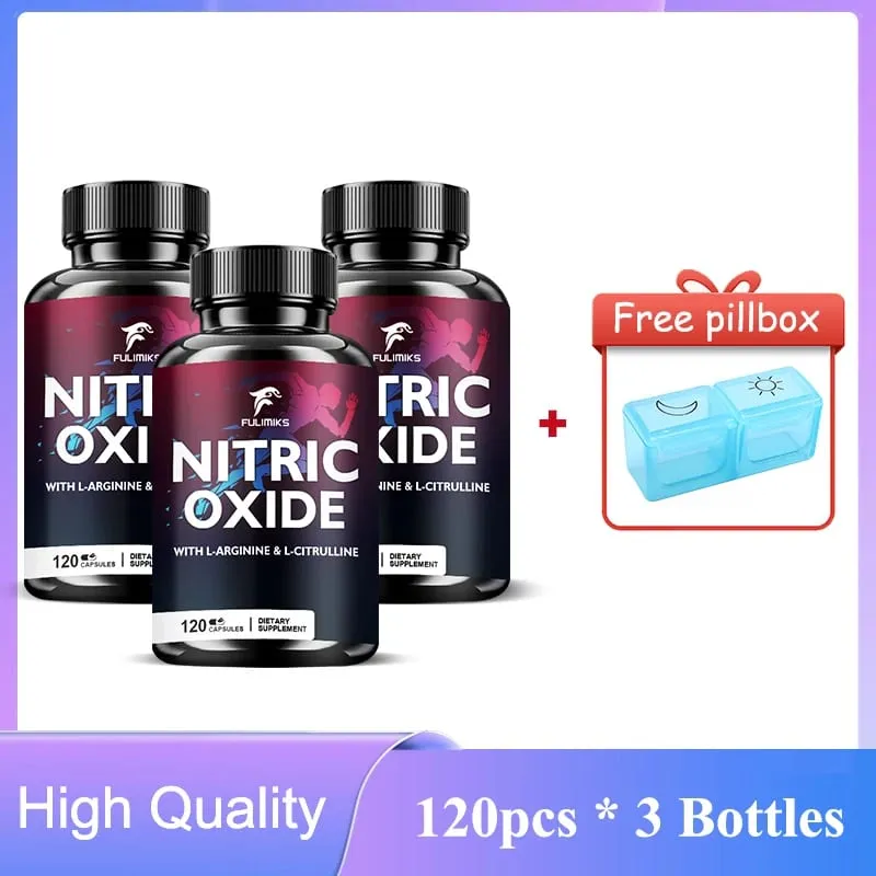 Powerful Nitric Oxide Supplement - Premium Muscle Support Nitric Oxide Booster - Natural Energy and Heart Health Support