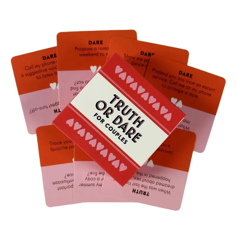 Mini-Kartenspiel „Wahrheit oder Pflicht“, Reise-Quiz, Name That Tune „How Well Do You Know Me Riddle Me“, dieses Spiel zum Spielen auf der Party