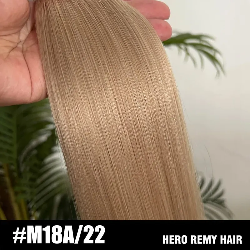 Straight Clip In PU Human Hair Extensions 10 Pcs/Set Full Head Clip Ins Hair 100/170 Grams Clip on PU Hair Extension for Women
