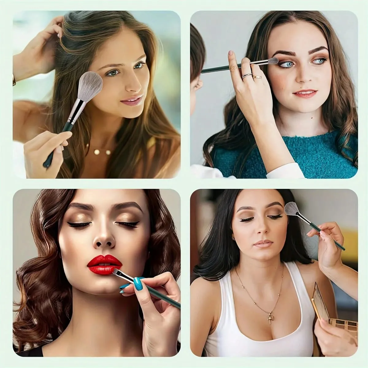 14 Professional Makeup Brushes That Can Create A Variety Of Looks Suit Different Styles Are Clean And Help Reduce Breakouts.