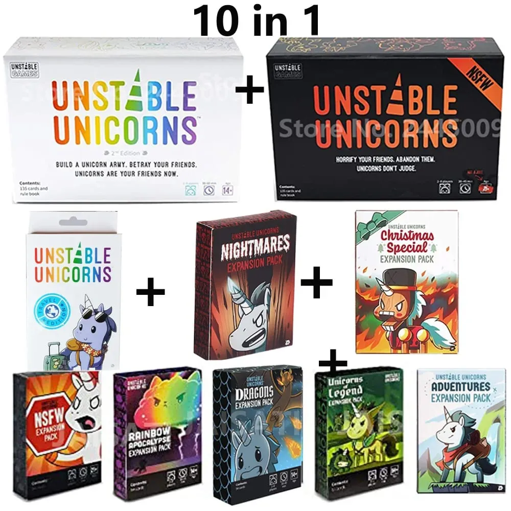 Unstable Games Here to Slay Card Game Unicorns Here to Sleigh Holiday Expansion Pack Family Game Night Strategic role Card Game — image 25