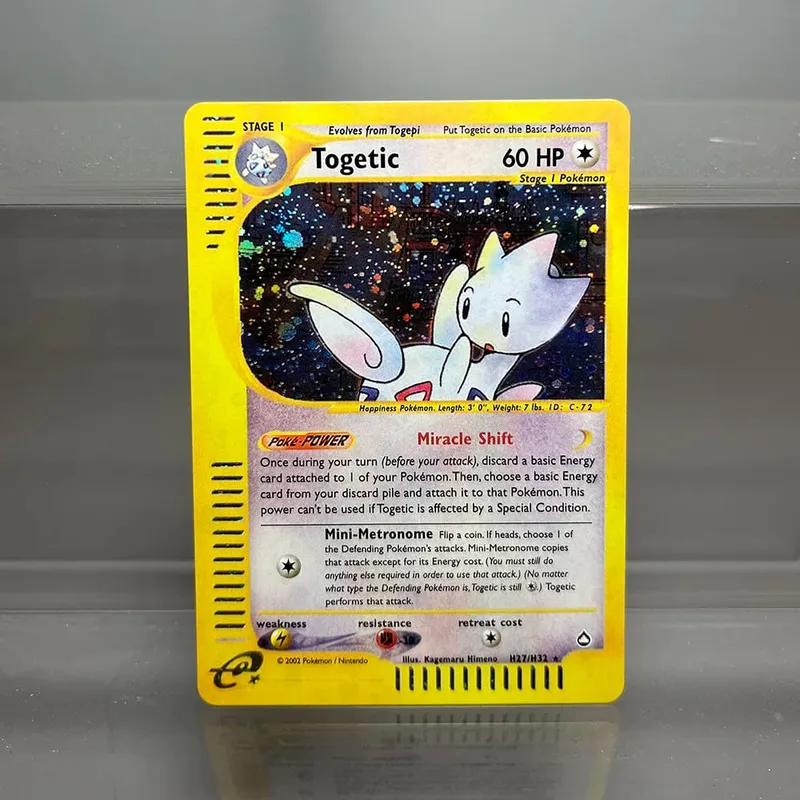 PKM Cards Steelix Alakazam Scizor Single Foil Cards Raichu Slowking Game Collection Cards PTCG Proxy Cards Aquapolis Series — image 13