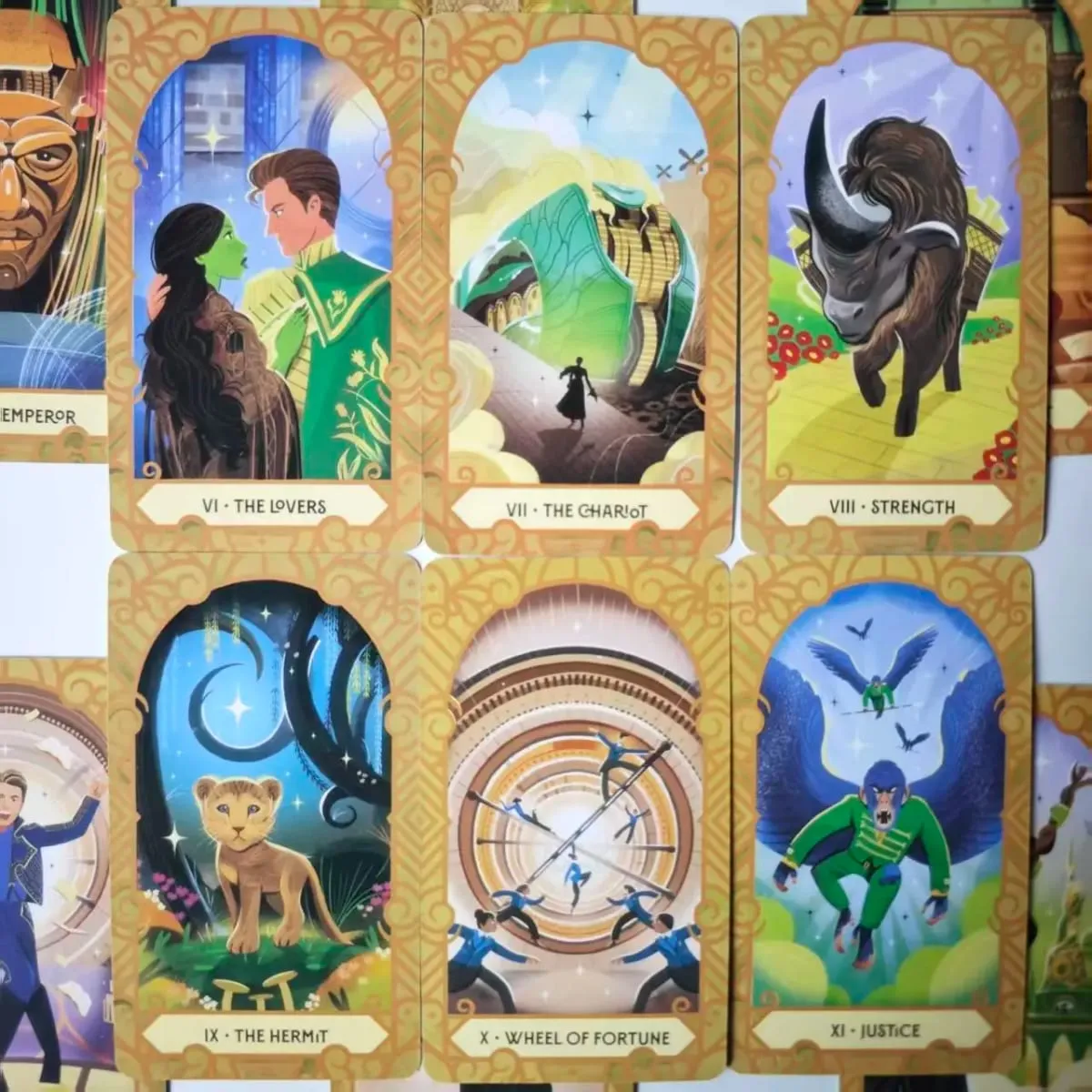 Wicked Tarot Deck – Ensemble complet de 78 cartes de tarot traditionnel, cartes de divination sur le thème fantastique pour débutants et collectionneurs