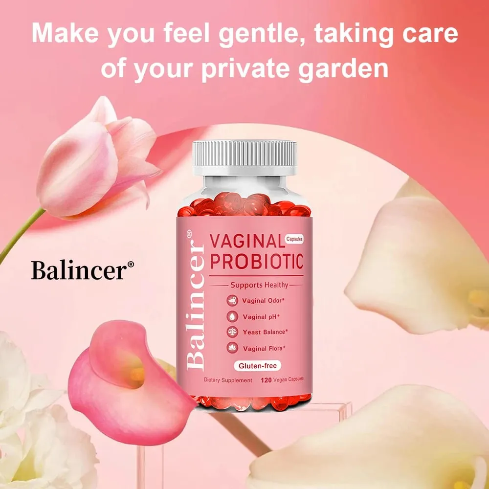 Balincer Probiotics for Women PH balanceado com probióticos e mistura probiótica de Lactobacillus - suplemento de saúde feminina