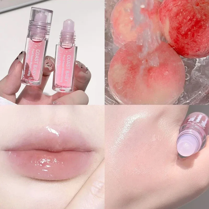 1 Pcs Long Lasting Hydrating Moisturizing Jelly Water Gloss Mirror Lip Gloss Transparent Colorless Lips Care Lip Oil Cosmetics