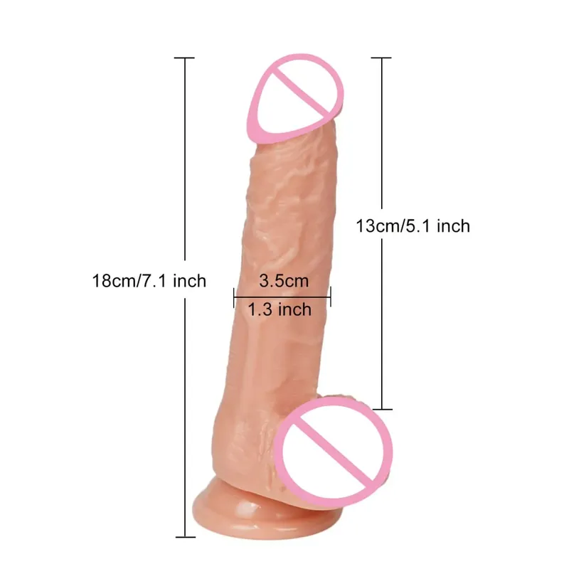 Realistic Silicone Dildo Black Soft Penis Sliding Foreskin Cock Male Genitals Vaginal Masturbation Suction Cup Dick Anal Sex Toy — image 16