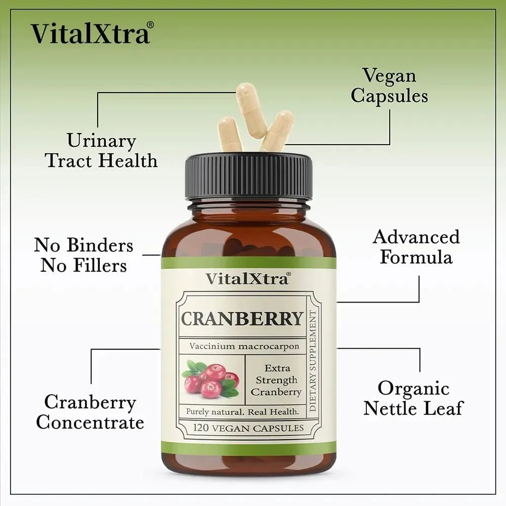 Cranberry Capsules - Supports Cardiovascular Health Enhances Immunity Supports Urinary Tract Health — image 5