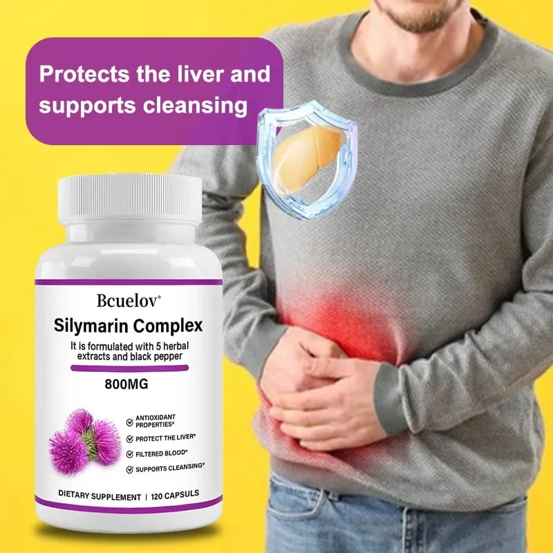 High-purity milk thistle extract paired with natural dandelion root Promotes Energy Production Liver Health Digestive Health
