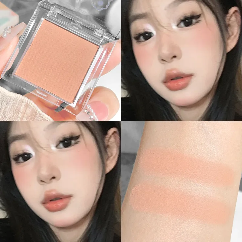 White Matte Eyeshadow Palette Cut Crease Base Highlighter Waterproof Long Lasting Brightening Eye Makeup Shell