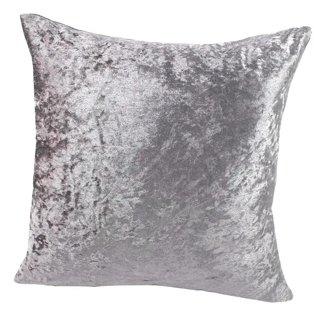 Plush Velvet Throw Pillow Cover Invisible Zipper Soft Cushion Case for Couch or Bed Decorative Pillows