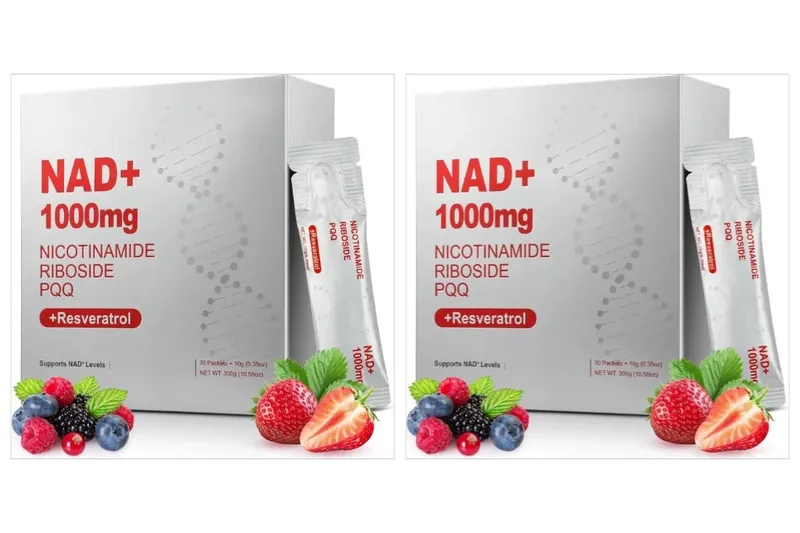 NAD+ Liquid Supplement 1000mg High-Potency with Resveratrol PQQ Support Cellular Energy Focus 30 PCS