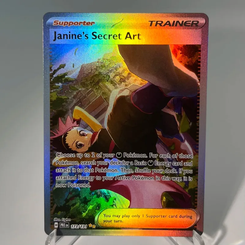 Prismatic Evolutions PKM Cards PTCG5-A GX Rainbow Umbreon Sylveon Leafeon ex Rare Collection Battle Toys Gifts for Hobbies