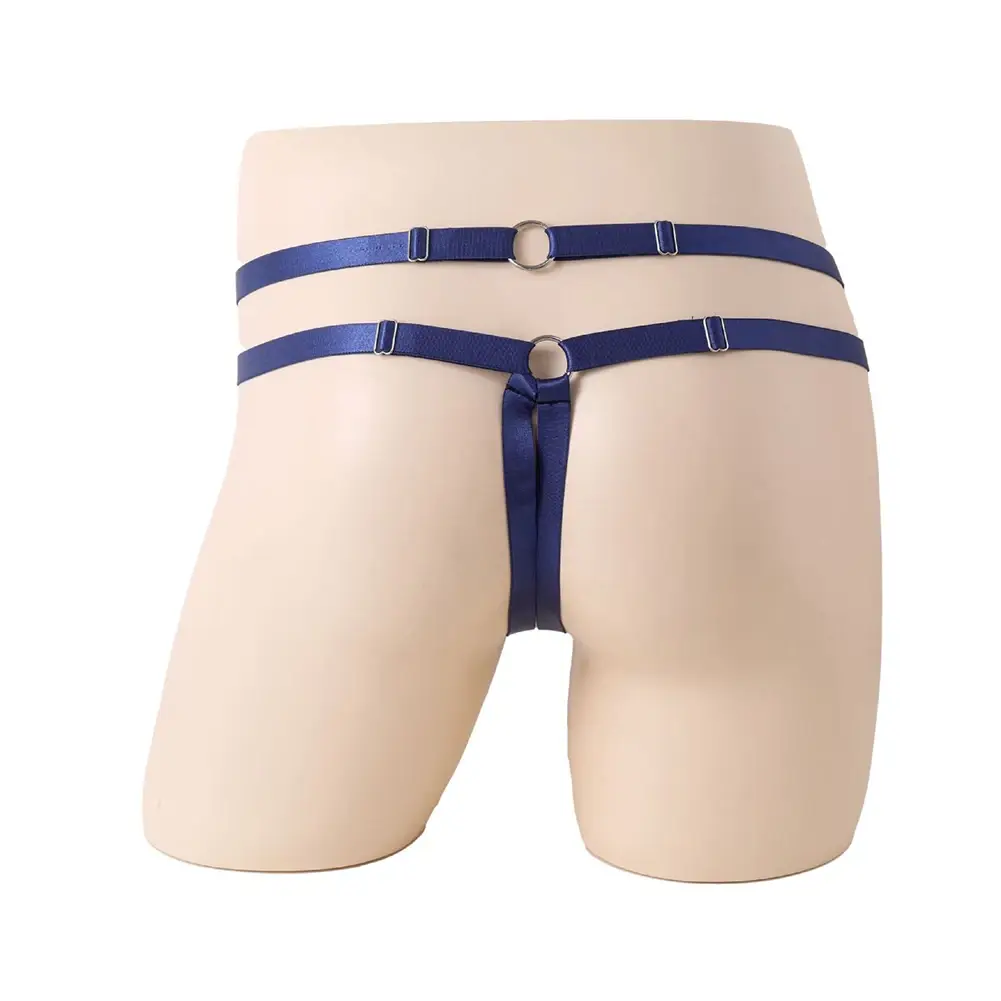 Masculino sexy cockring g-strings sexy toy masculino o-ring roupa interior para homem quente cintura baixa jockstrap lingerie gay sissy bolsa cuecas