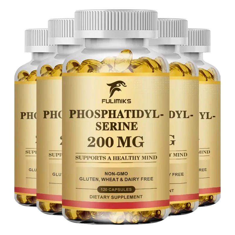 Phosphatidylserine Capsules Boosts Brain Vitality Improves Focus Memory Learning Ability & Daily Cognitive Health