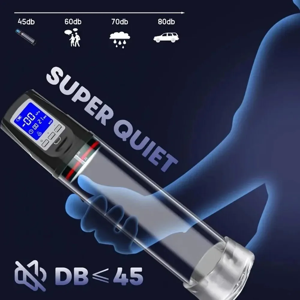 Electric Penis Pump Male Vacuum Suction Massager Delay Enlargement Glans Blowjob Masturbation Adults Sex Toys for Men