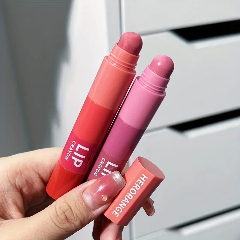 Herorange Mini Bullet Lipstick Apat na Kulay DIY Gradient Matte High Pigment Long Lasting Transfer Proof Portable Lip Makeup — image 6