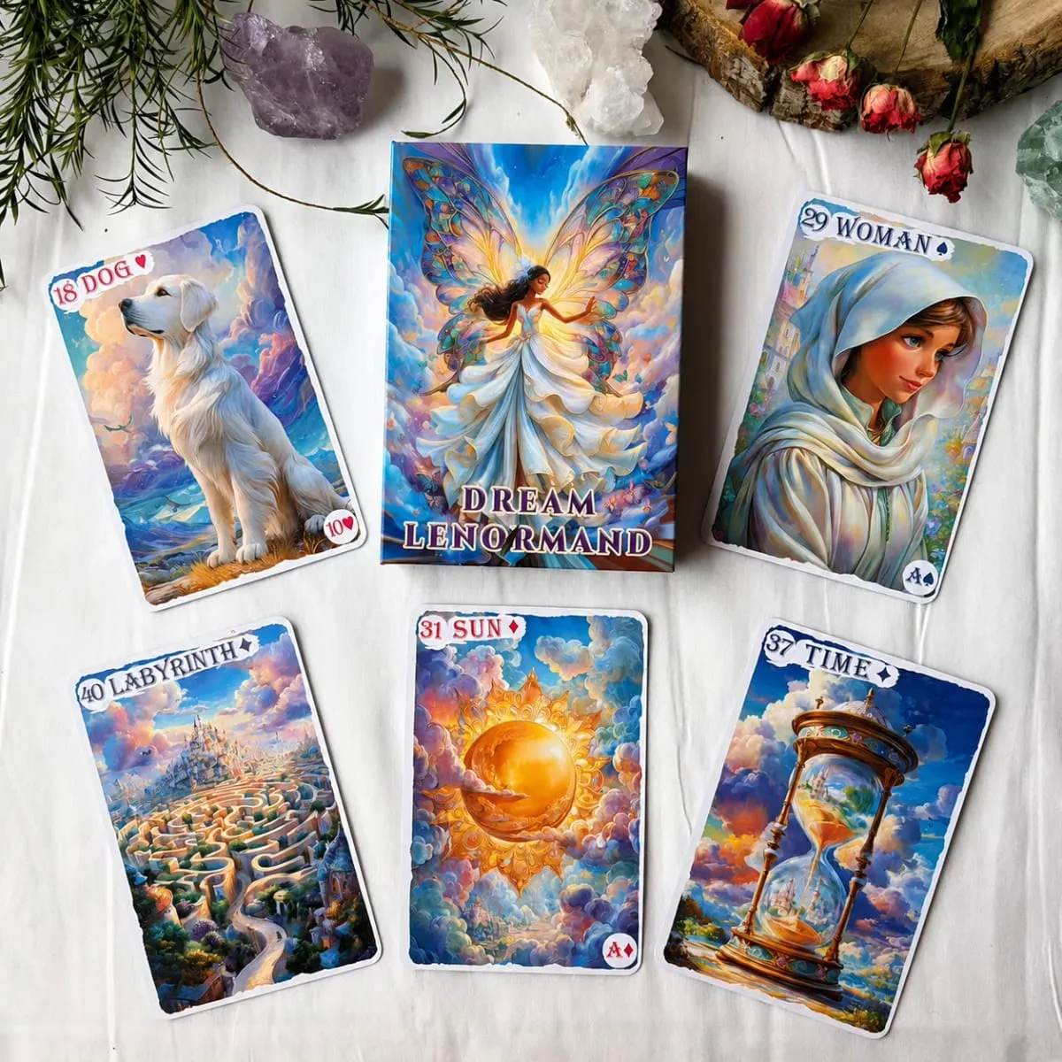 Fantasy Fee Lenormand Tarot | Erweitertes Lenormand-Deck mit 42 Karten | Perfekt für Anfänger | Enthält einen digitalen Reiseführer — image 3