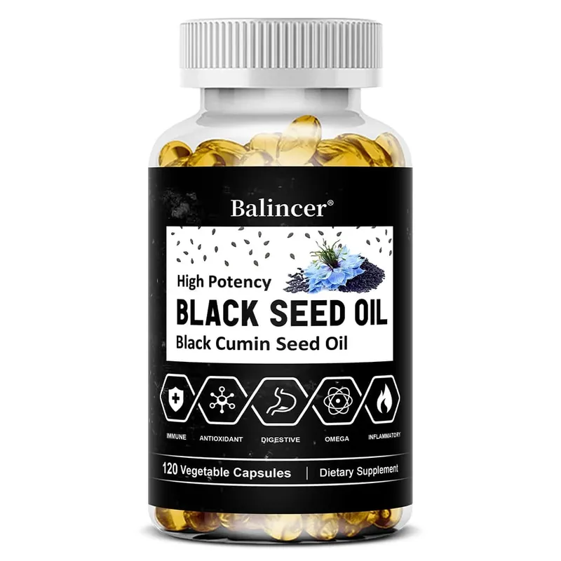 Organic Black Cumin Seed Oil Capsules 500mg Supports Immunity Joint Hair & Skin Health Joint Flexibility & Digestion — image 8