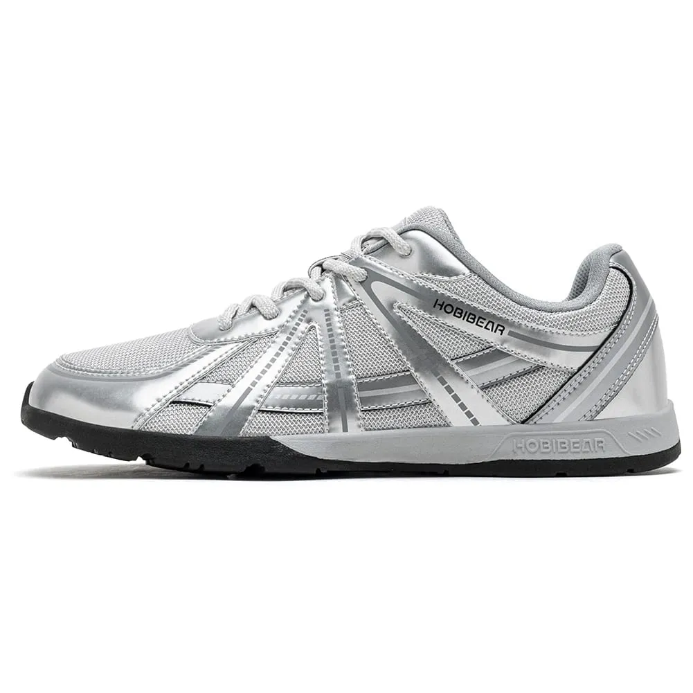 Wide Toe Box Walking Shoes Unisex Barefoot Cross Training Sneakers Classic Retro Lace-Up Running Shoes