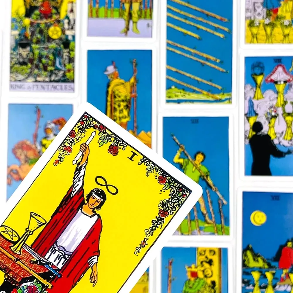 English/Spanish Version Classic The Rider Tarot Card Prediction Divination Board Game Toy Holiday Games Waite Tarot Deck Booklet