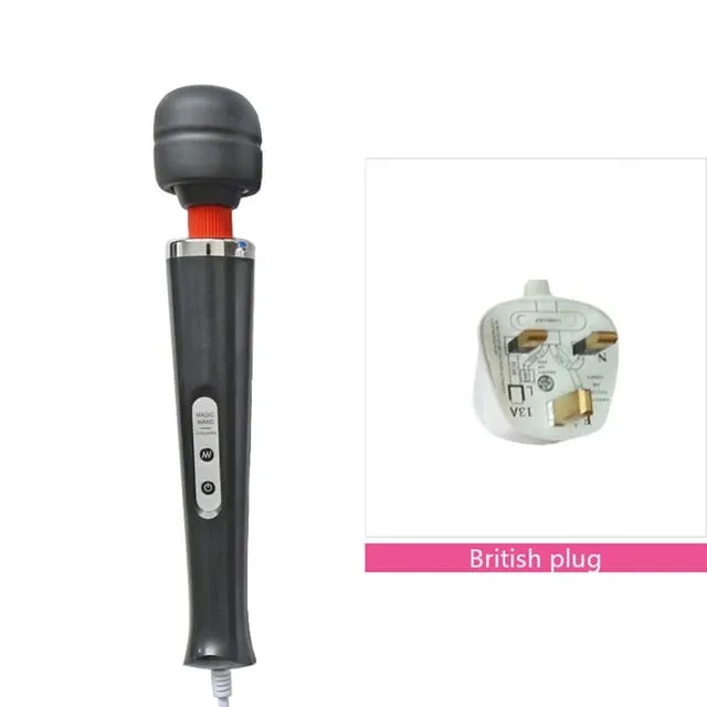 Adult Sex Toys AV Vibrator Powerfull Magic Wand G-spot Stimulation Massager Clit Vibrators Sex Toys for Women MasturbationBLACKWOLF New 10 Speeds Magic Wand Massager Big Magic Wand Massage Stick AV Vibrators Sexy Clit Sex Toys for Women Eur