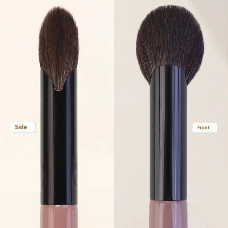 【1Pcs Small Fan Shape Blusher Brush Powder Blush Cream Liquid Blush Makeup Brushes Precise Blush Brush Makeup Tools】