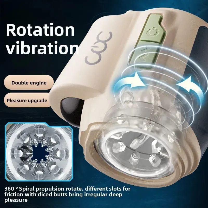 Electric Male Masturbator Rotating Vibrating Automatic Adult Sex Toy for Men Pocket Pussy Masturbation Adult Toys 18