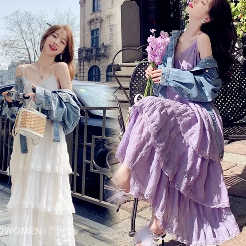 Summer Befree Long Vintage Casual Ruffle