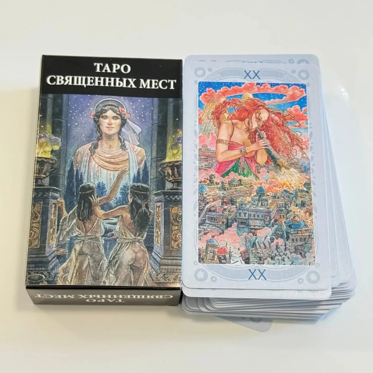 Russian Version Таро священных мест A 78 Tarot Card Party Prophecy Divination Board Game — image 1