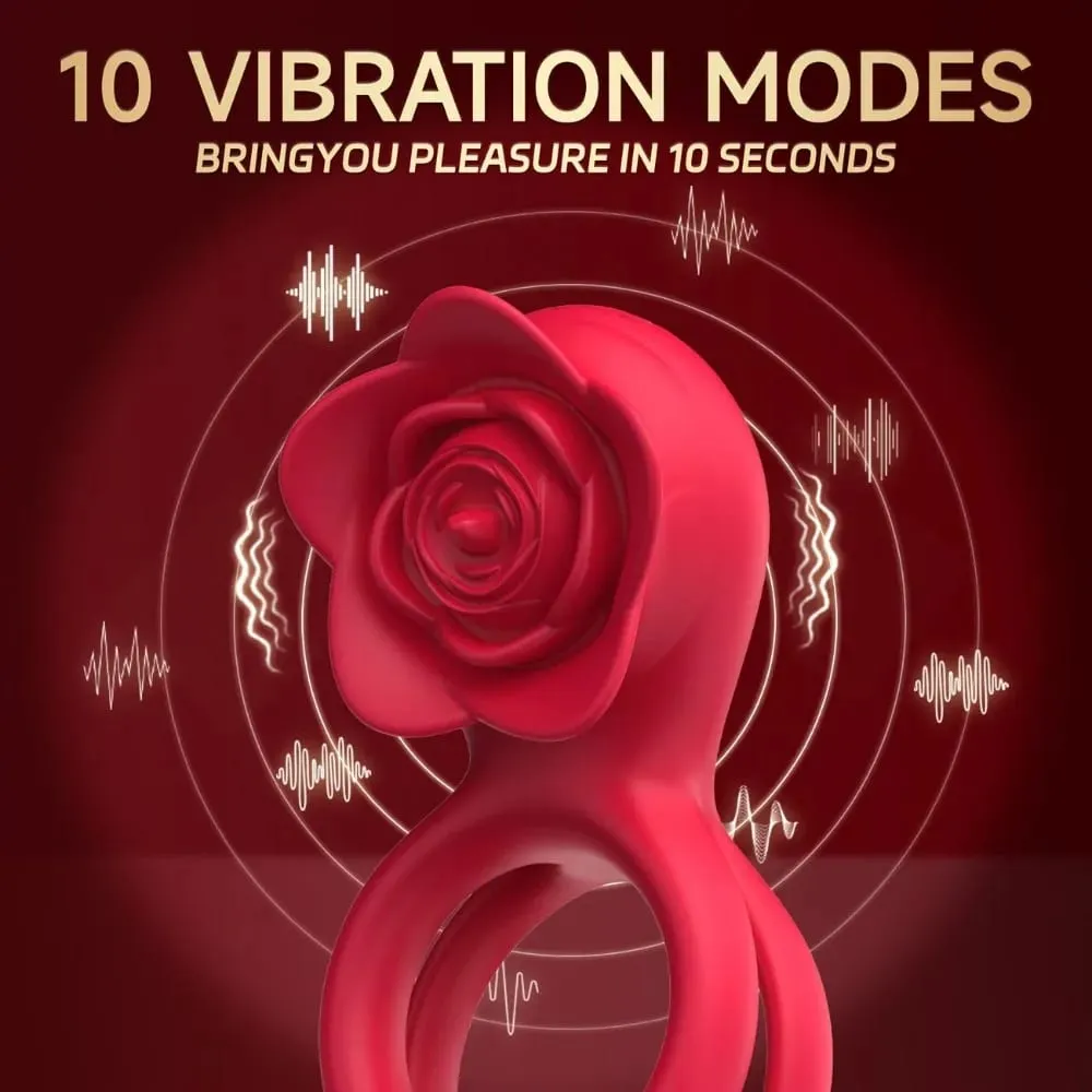 Vibrating Penis Ring Cock Ring Penis Vibrator for Men Clit Stimulator Male Scrotum Massager Sex Toys Couples Adult Products 18+
