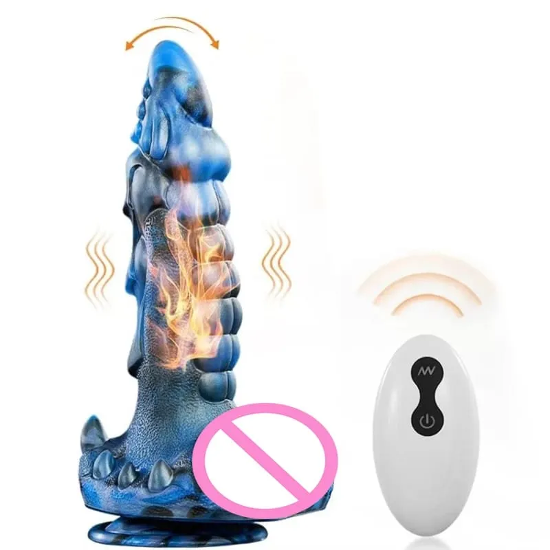 Big Thrusting Dildo Sex Toys Vibrator Remote Control 8 Thrusting Vibration Monster Dildos Vagina Anal G Spot Massager for Couple