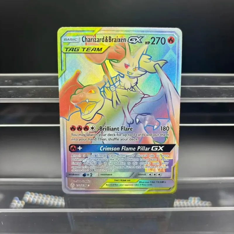 DIY Collection Cards Zekrom Umbreon Espeon Mewtwo GX EN Self Made Single Card Classic Game Anime Card Gift Toy