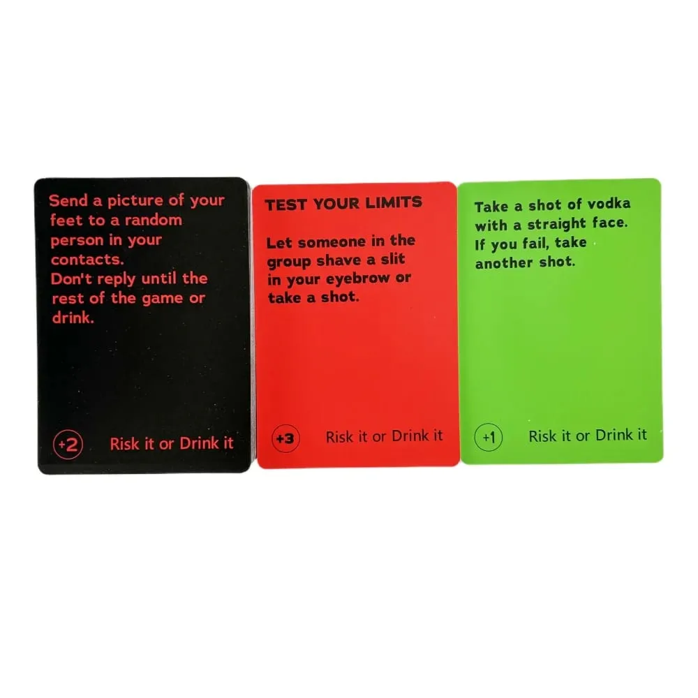 New Model Fun Party Game For College Card Game Drinking Game Pregame Night Hilarious Dares Challenges Questions Adult