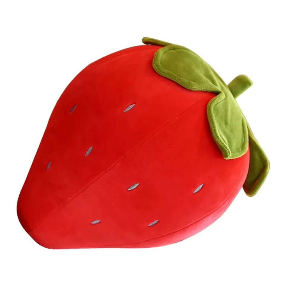 Creative Strawberry Cushion Soft Supple Throw Pillow Comfortable Fruit Decor Bedroom Sleeping Cute Pillow Fruit Cushion