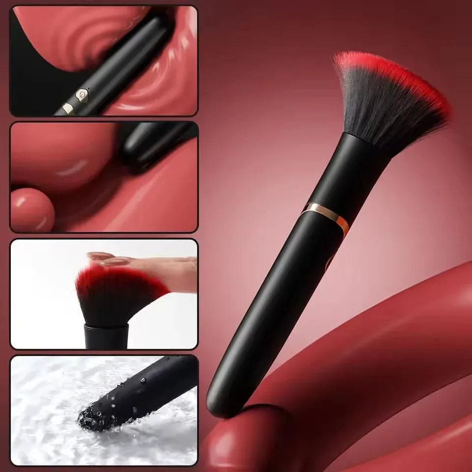 Makeup Brush Vibrator for Women Powerful Vibrating Nipple Clitoral Stimulator 7 Speed AV Wand Sex Toys for Couples Adults 18+