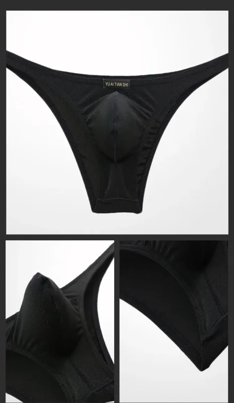 Sexy Unterwäsche Herren Slips Low Waist Nylon Jockstrap Mini Slips Bikini Shorts Jockstrap Cueca Unterhosen Jockmail — image 11