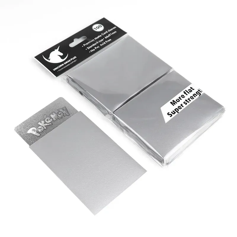 100 peças 2.5 "x 3.5" mangas de cartão de negociação premium 66x91mm cartas de jogo de tabuleiro de tamanho padrão para mtg magic Gathering cartão de jogo lorcana