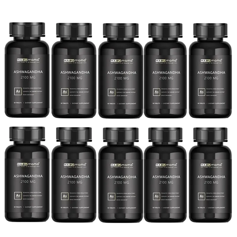 Original Ashwagandha Energy Supplement Non-GMo understøtter reproduktiv sundhed Natural Energizer
