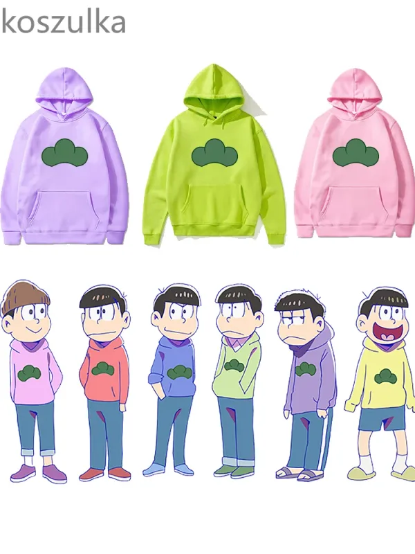 2025 Osomatsu San Hoodie Cosplay Costumes Karamatsu Anime Harajuku Matsuno Ichimatsu Osomatsu-san Hoodies Sweatshirts Kpop Cloth