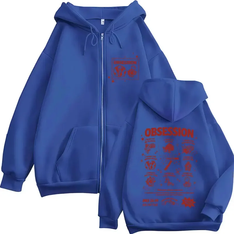Horror Movie Obsession One Wish Willow Zipper Hoodies Men's Women Clothing Gothic Long Sleeves Zip Up Hooded Sweatshirts Jackets