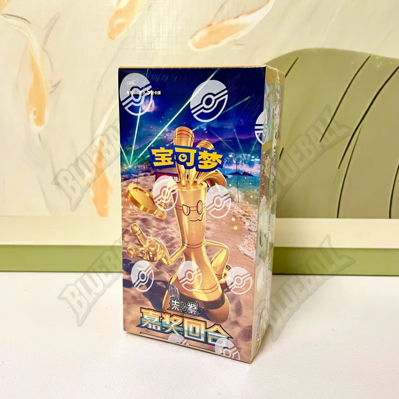 Orijinal pokemon Scarlet Menekşe Mücevher Paketi Vol6 Ince Kutu TCG Tahsil Savaş Ticaret Kartları Basitleştirilmiş Çince Versiyonu Oyuncaklar Hediye