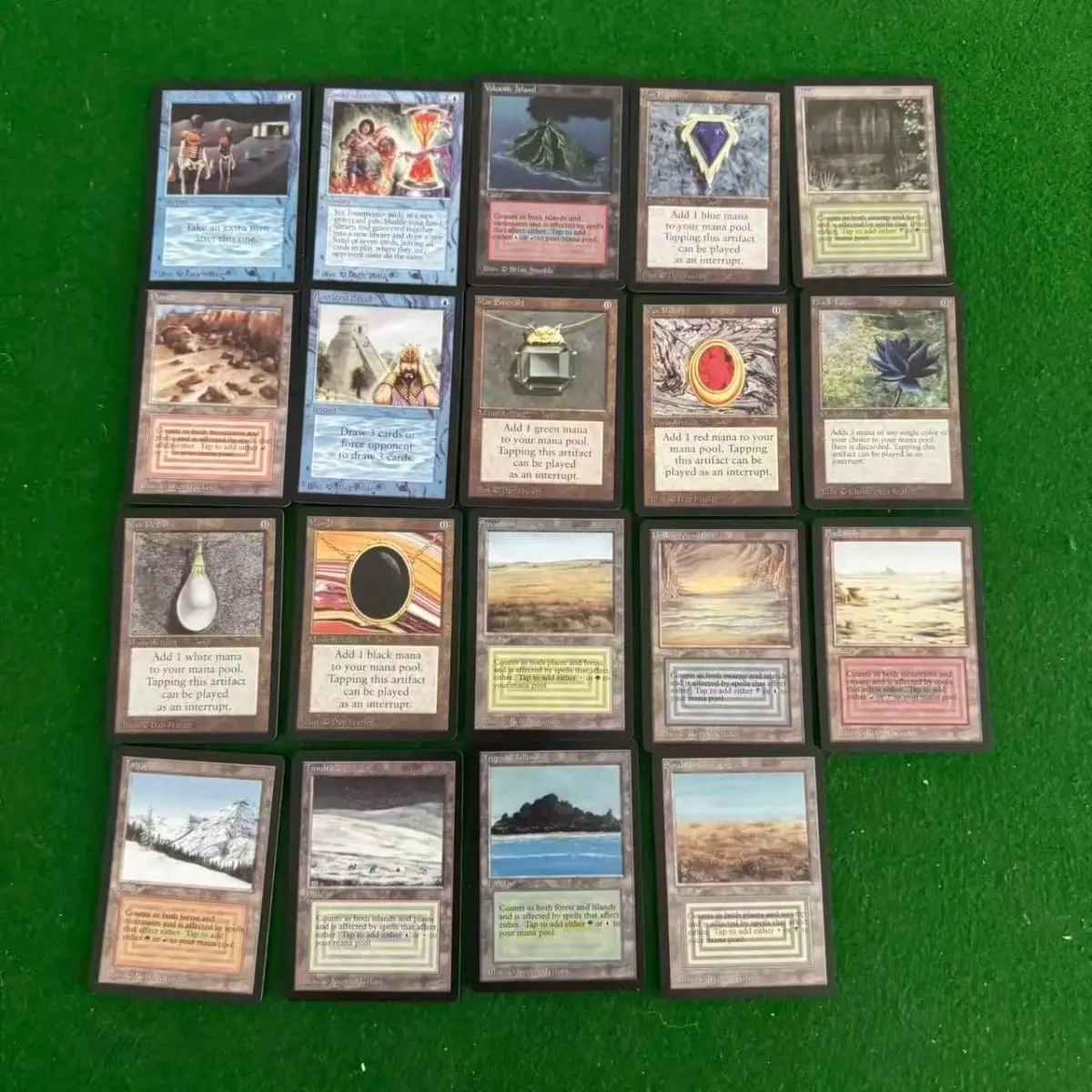 108 Pcs Black Core Cards P9 Dual Land Fetch Land Shock Lands Proxy Cards — image 3