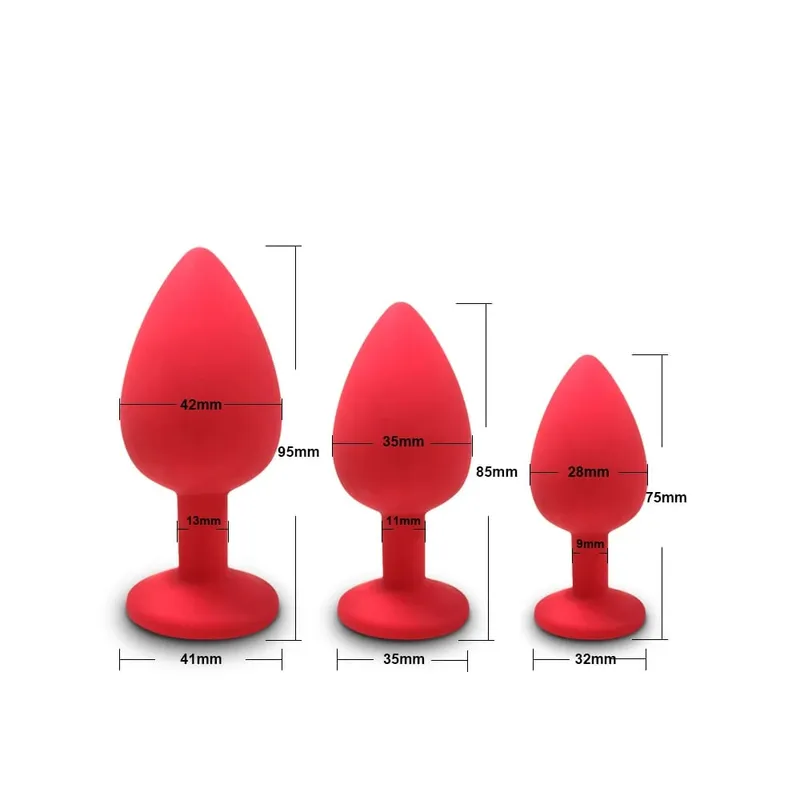Anal Toy Soft Silicone Anal Plug for Beginner Butt Plug Men Women Gay Couples Anal Prostate Stimulator Adult Masturbator Sex Toy — image 21