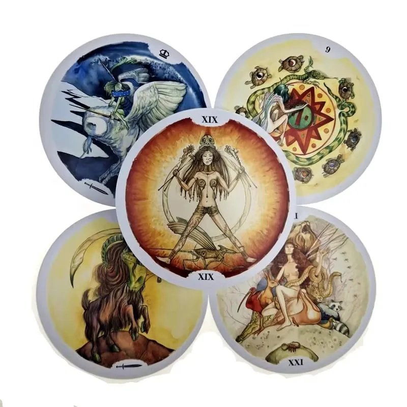 New Style Circle Of Life Tarot Cards PDF Guidance Deck Divination Entertainment Party Board Game Supports Wholesals 78PCS