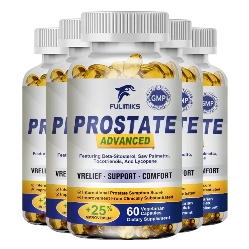 Advanced Saw Palmetto Capsules for Men Support Hair Bladder Urinary Tract & Prostate Health Reducing Nighttime Bathroom Trips